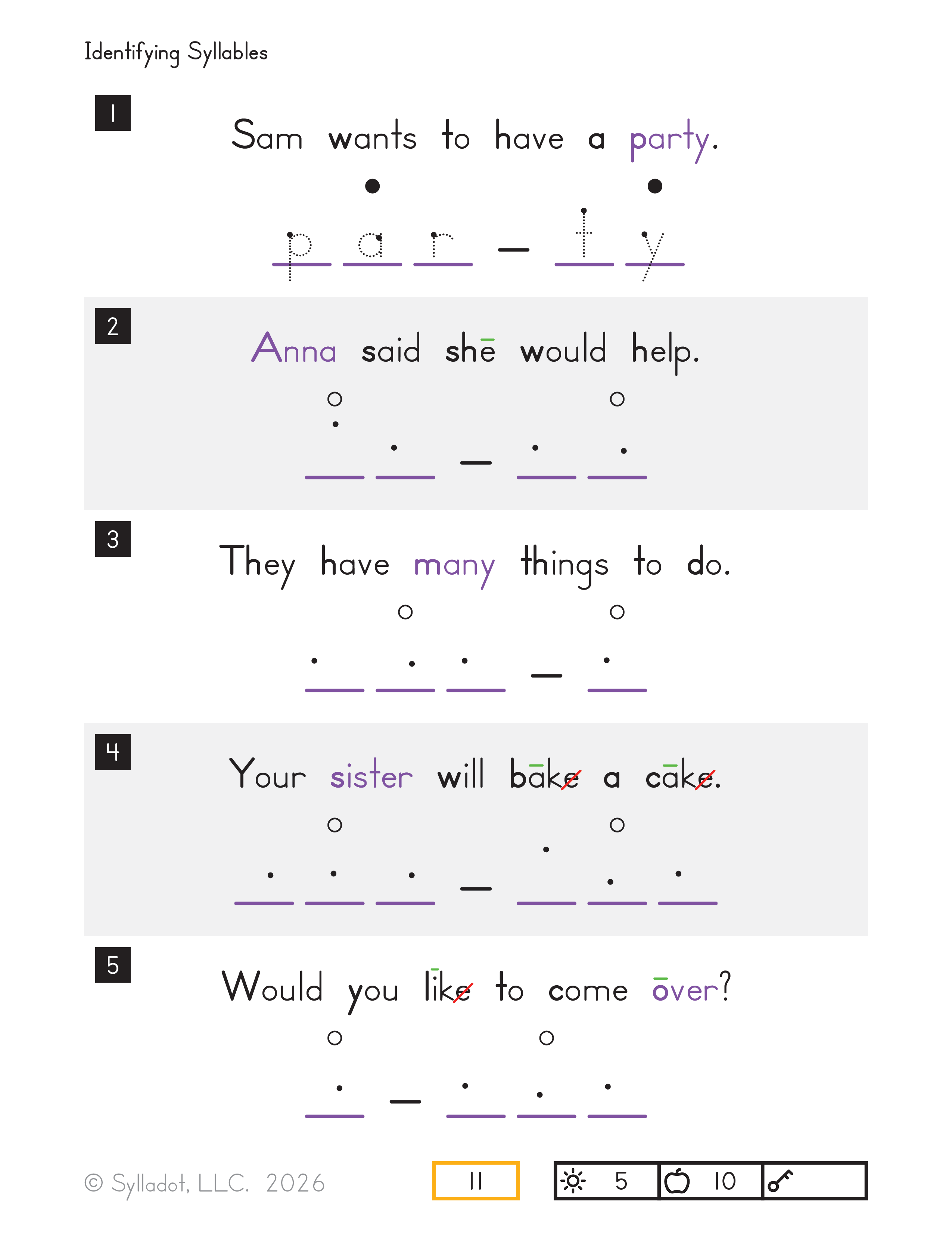 Level 1 Reading