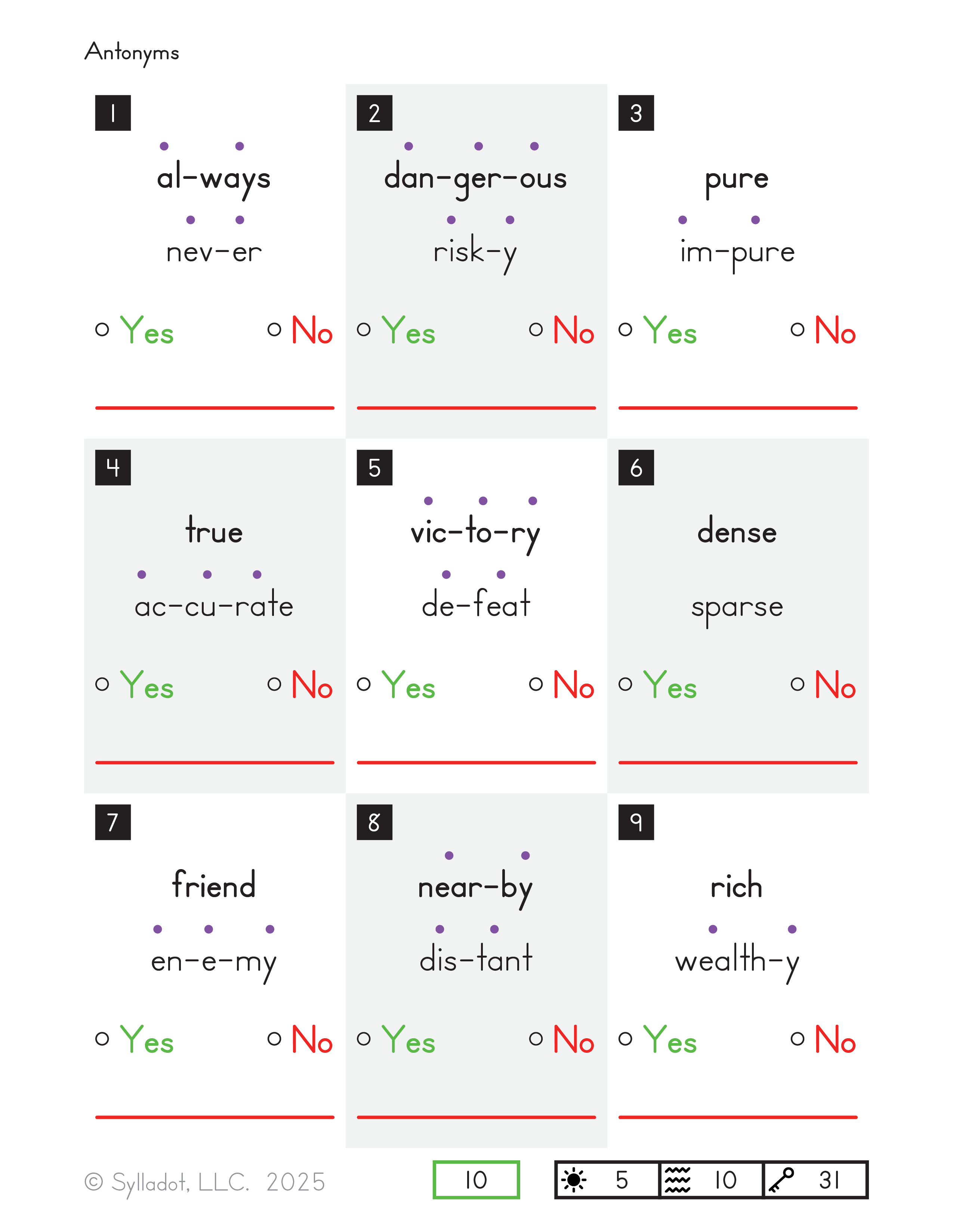 Level 3 Reading