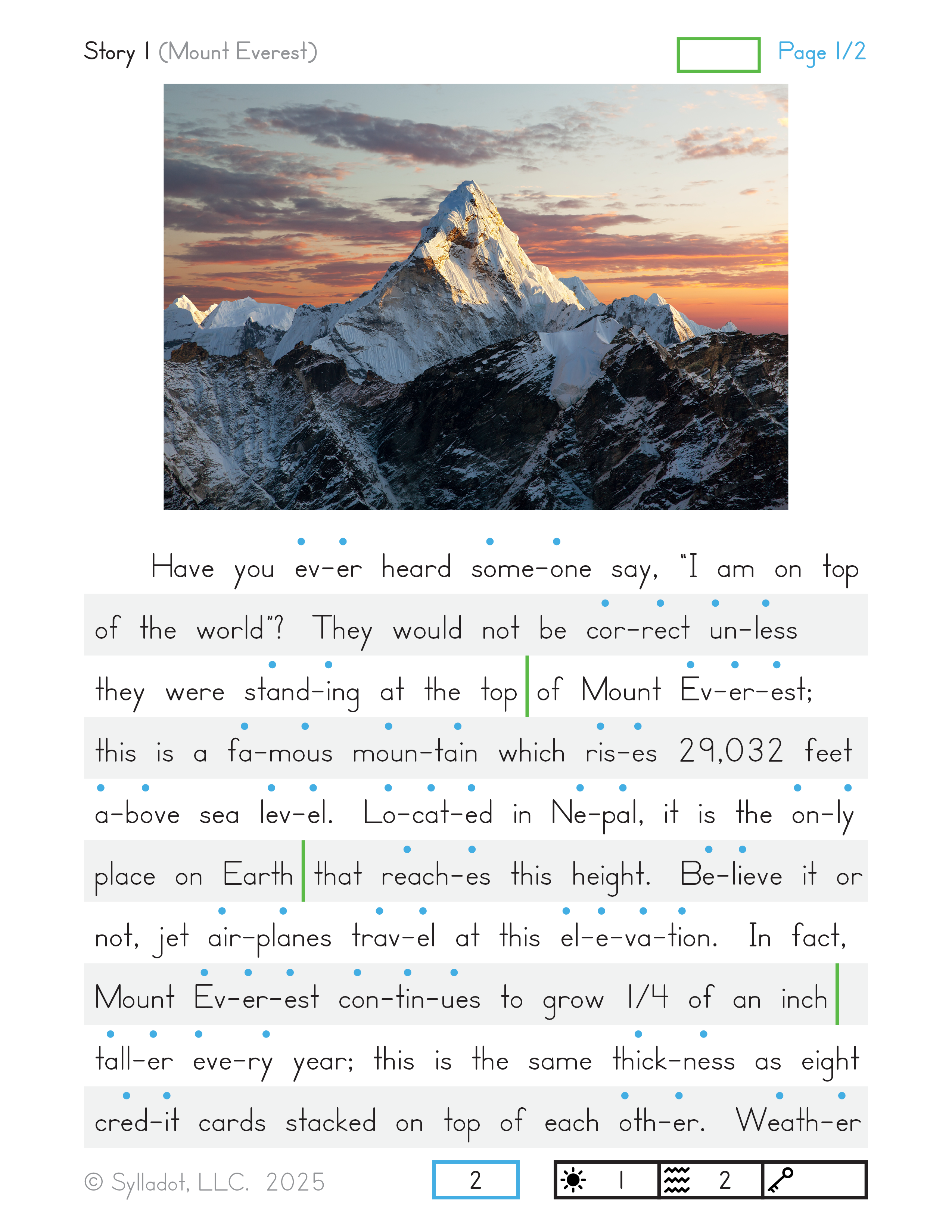 Level 4 Reading