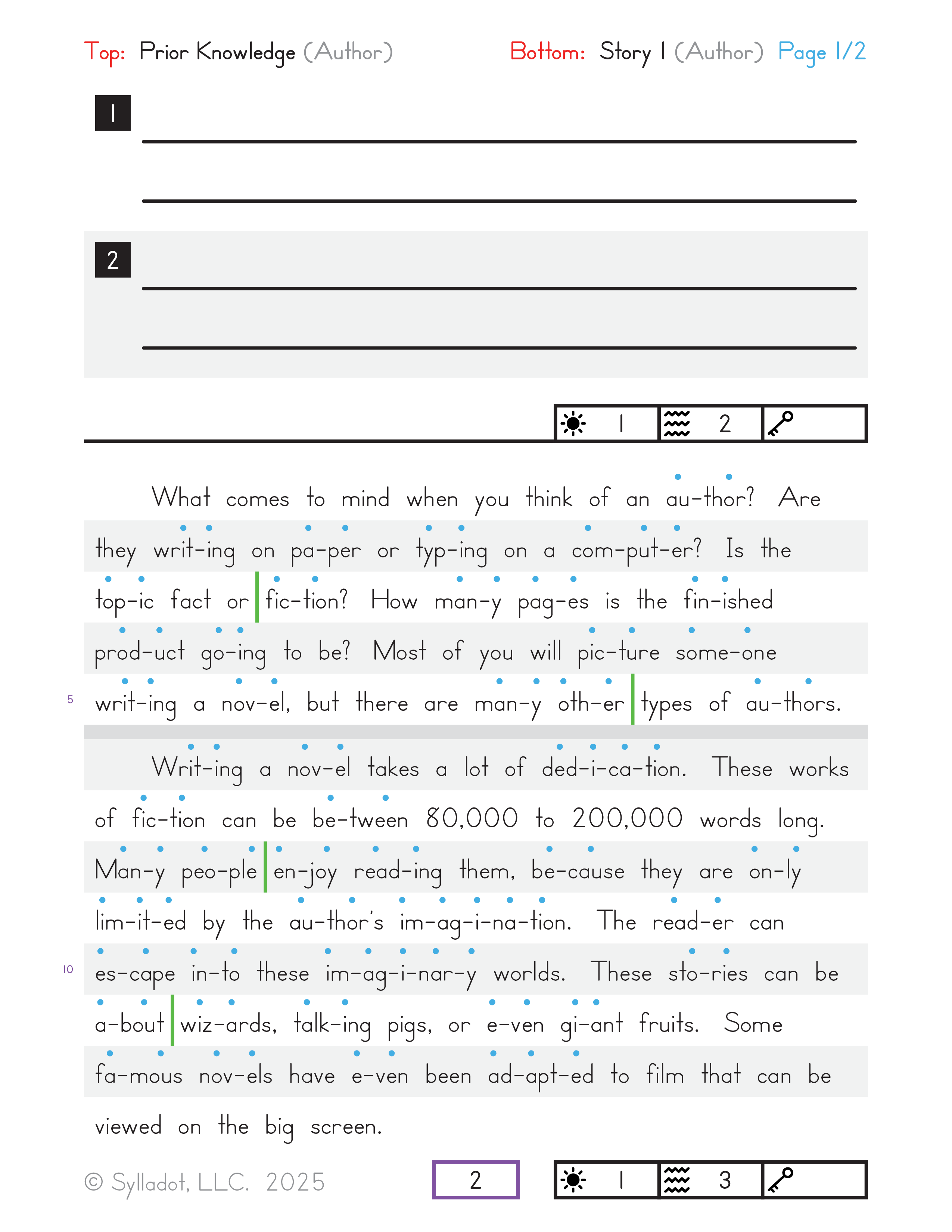 Level 5 Reading