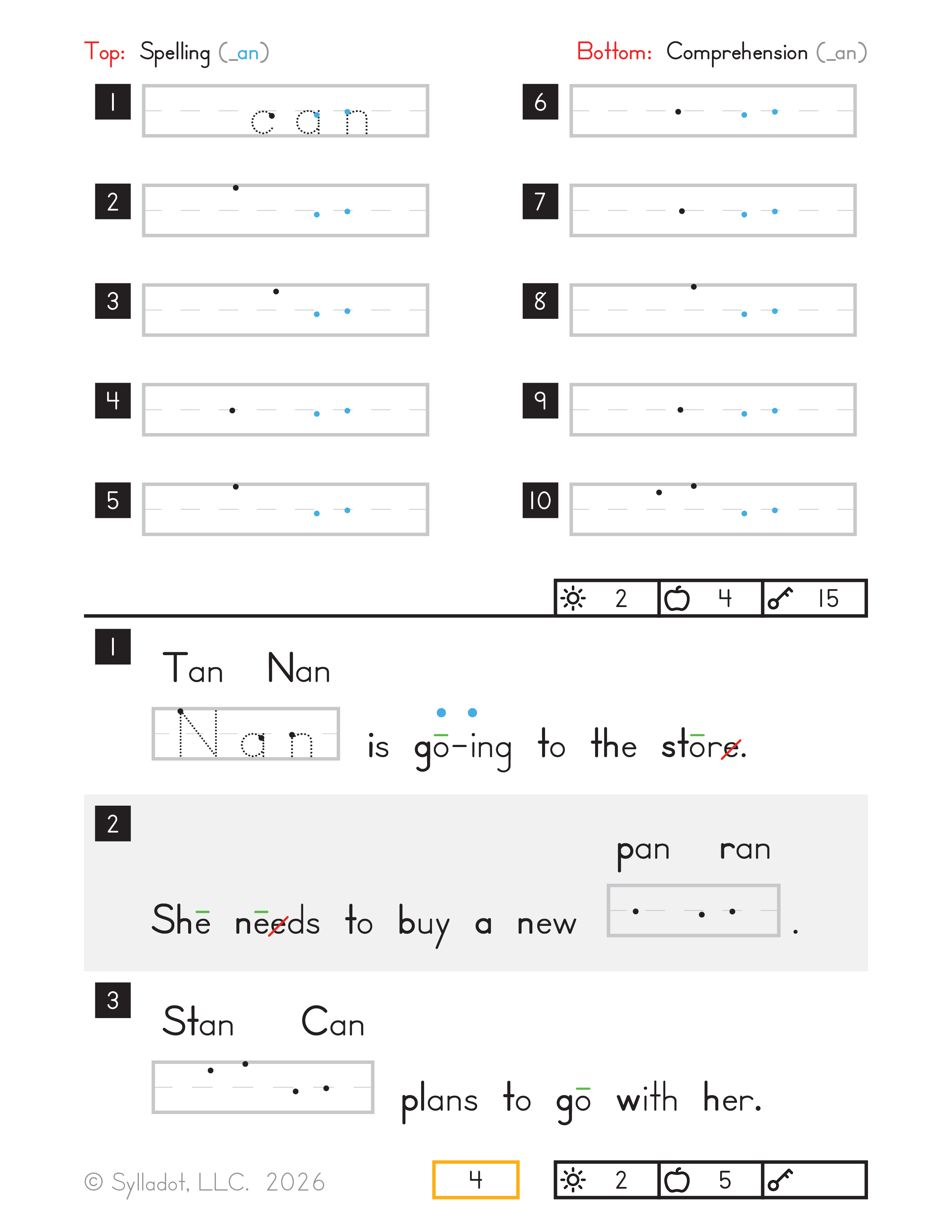 Level 1 Reading