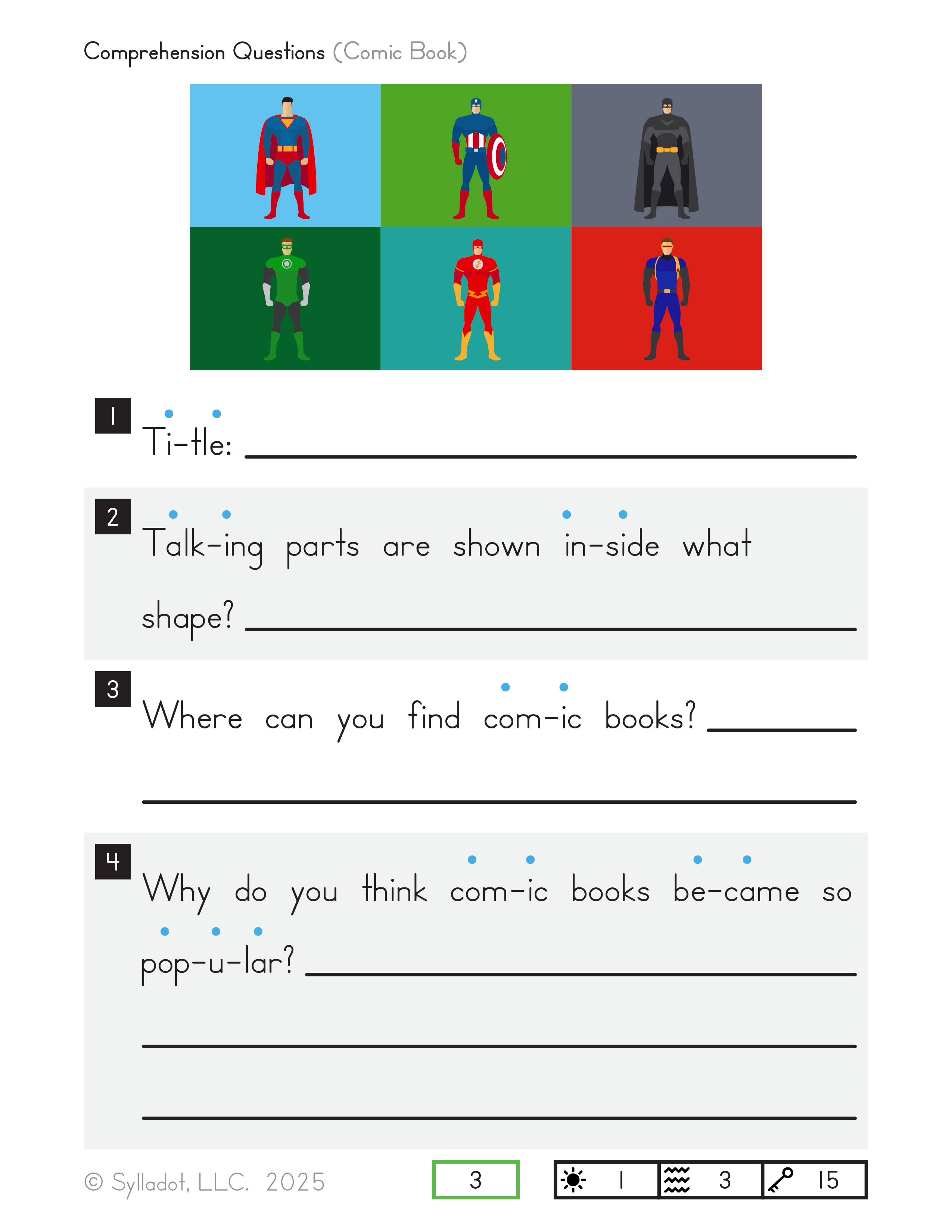 Level 3 Reading