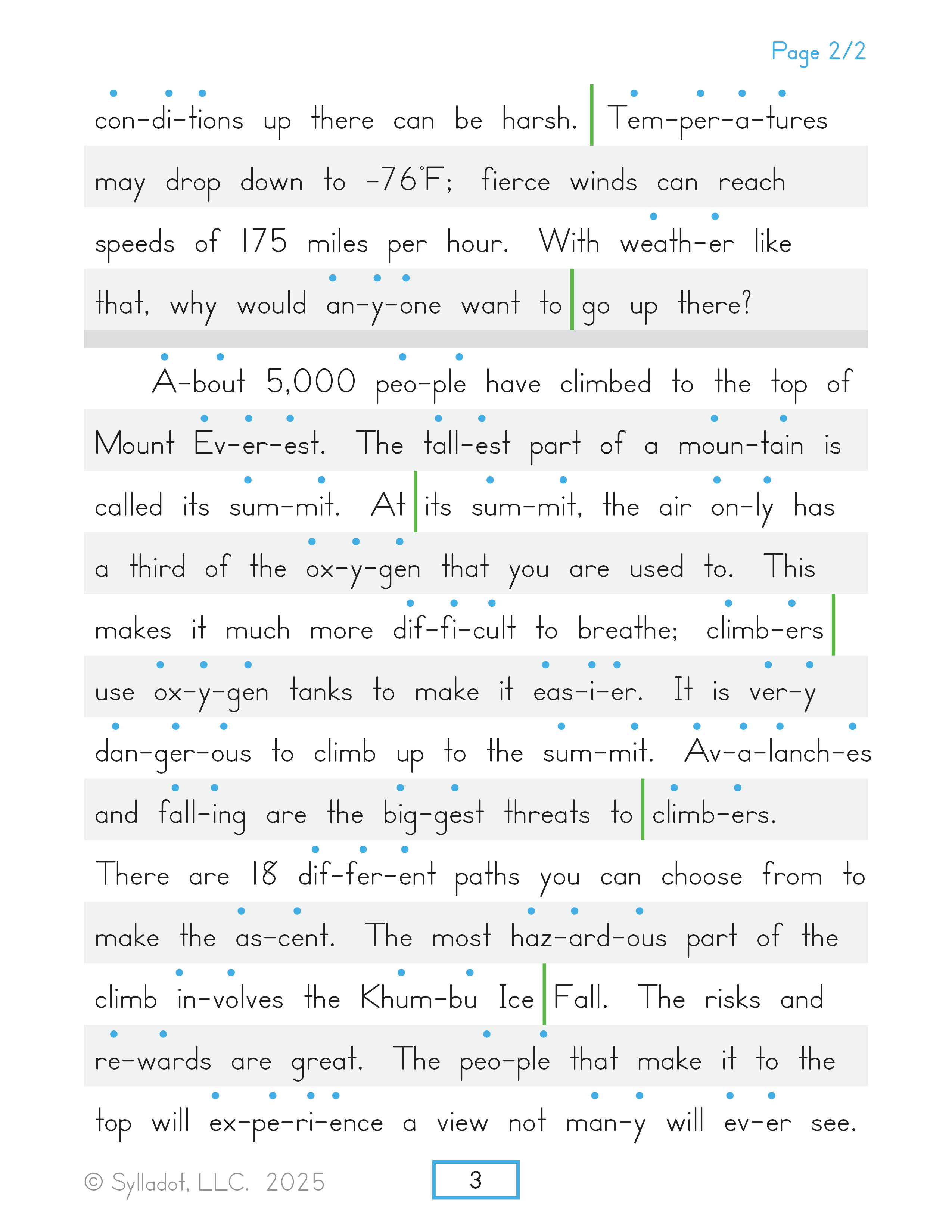 Level 4 Reading